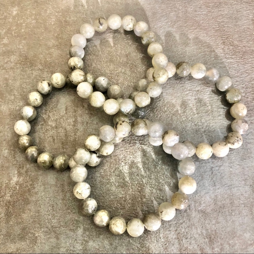 Women Jewelry Bracelets Labradorite Stone Boho